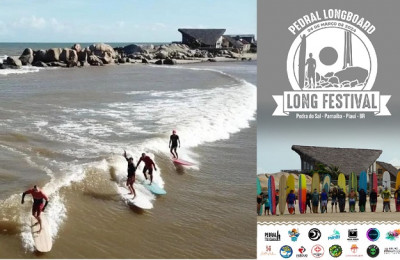 Pedral Longboard Festival acontece na Praia da Pedra do Sal no próximo domingo (24)
