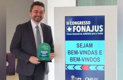 MPPI recebe Prêmio Justiça e Saúde durante o Congresso Nacional do Fonajus no Paraná