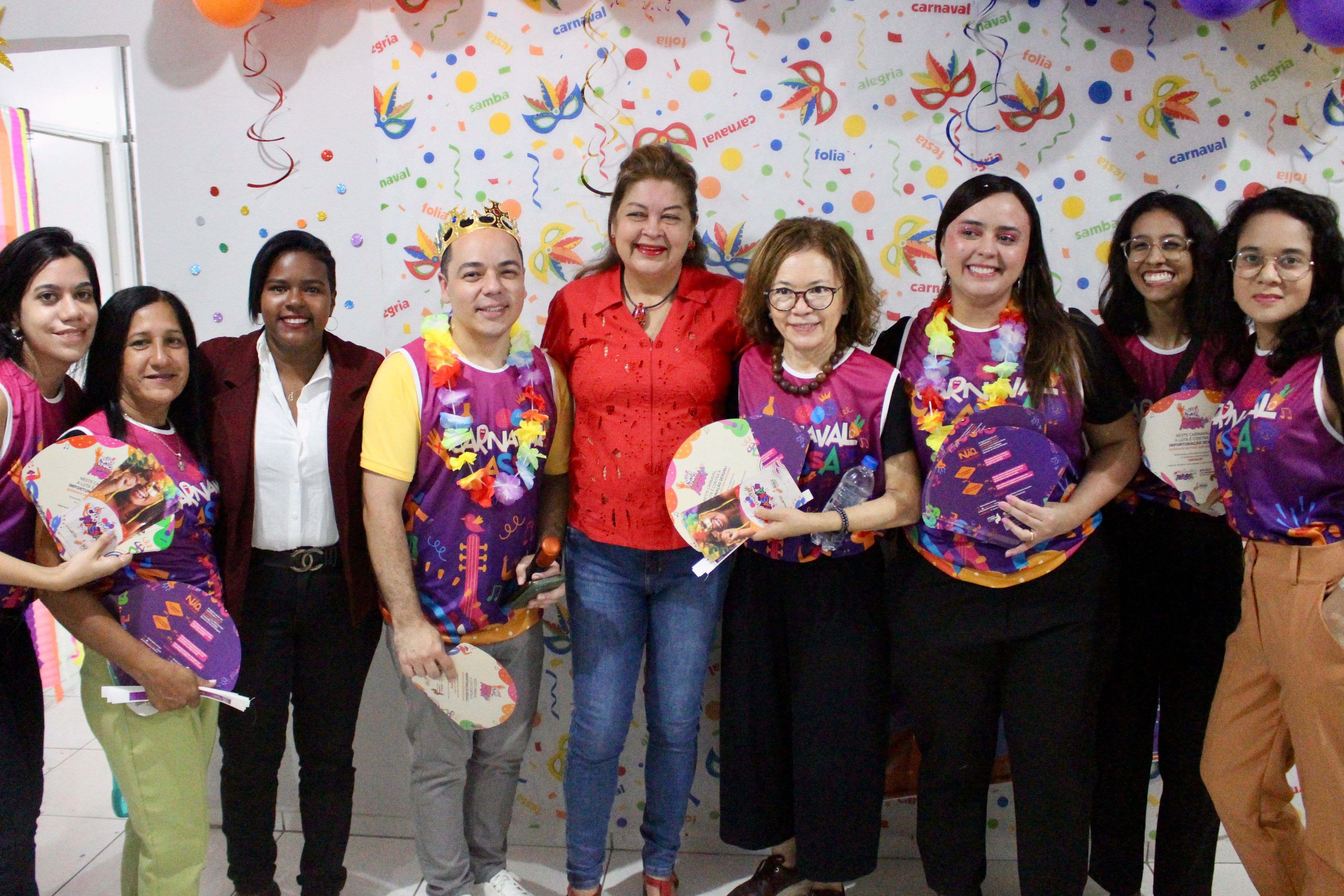Secretaria das Mulheres realiza ação do Carnaval Massa na Seplan