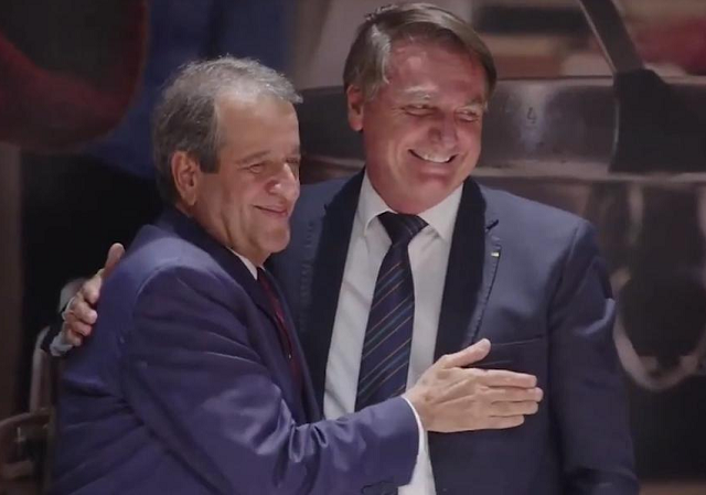 Valdemar Costa Neto e Jair Bolsonaro